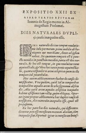 Dies Naturales Duplici causa inaequales esse
