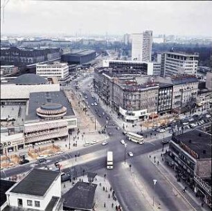 Berlin: Vom Allianzhochhaus auf Kurfürstendamm, Ecke Joachimstaler Straße