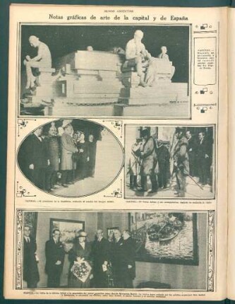 Notas gráficas de arte de la capital y de España [Fotografías]