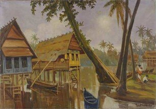 Pfahlbauten bei Makassar