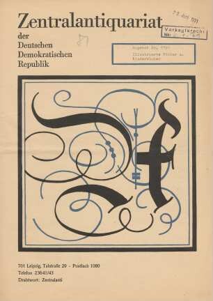 Nr. 1191: Illustrierte Bücher u. Kinderbücher