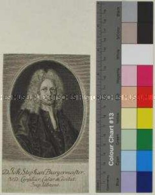 Porträt des Juristen Johann Stephan Burgermeister