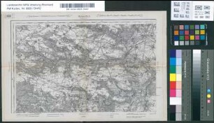 Karte von Frankreich 1:80.000. Gruppe II: Melun 65 A. [Kartographische Abtheilung der Königl. Preuss. Landes-Aufnahme]