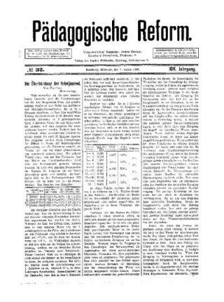 Die Überbürdung der Schuljugend : (Fortsetzung) ; (Fortsetzung folgt)