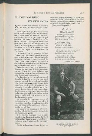 Tirano amor. [Poesía]