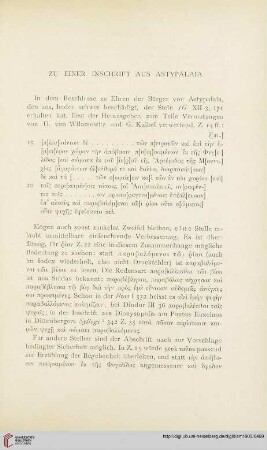 28: Zu einer Inschrift aus Astypalaia