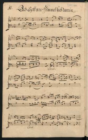 Ach Gott vom Himmel sieh darein; org; d-Moll; BWV 741