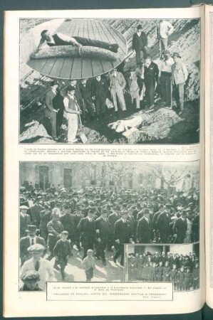 Hallazgo de fósiles. - Visita del gobernador Cantilo a Pergamino