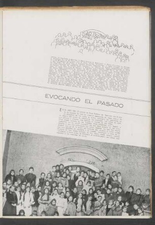 Evocando el pasado - [Fotografía de la clase del colegio de Rosa Barbieri de Bazerque, 1892]