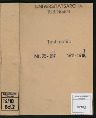 16/10,2 [Nr. 153]: Testimonium der theol. Fakultät für Georg Philipp Wagner aus Pfaffenhofen.