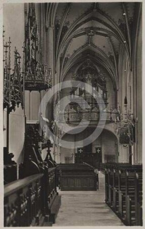 Mittelschiff der Kreuzkirche Breslau nach W