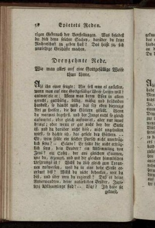 Dreyzehnte Rede. Wie man alles auf eine Gottgefällige Weise thun könne