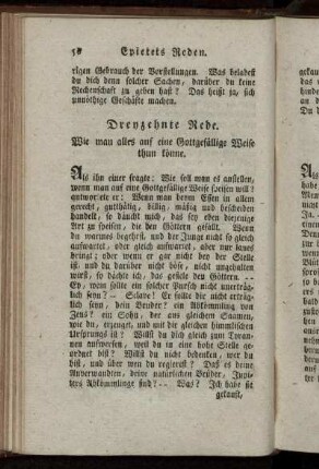 Dreyzehnte Rede. Wie man alles auf eine Gottgefällige Weise thun könne