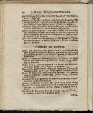 Musikbücher und Musikalien.