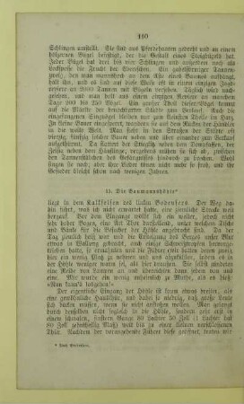 11. Die Baumannshöhle