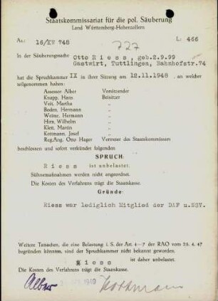 Riess, Otto
