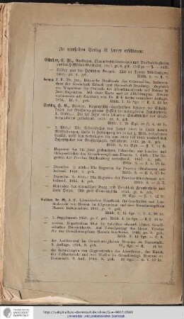 in demselben Verlag ist ferner erschienen: