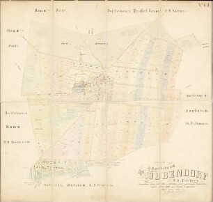 N° VII; Charte von der Dorffeldmark, D.A. Lühtheen