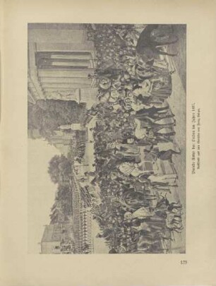 Parade Unter den Linden im Jahre 1837