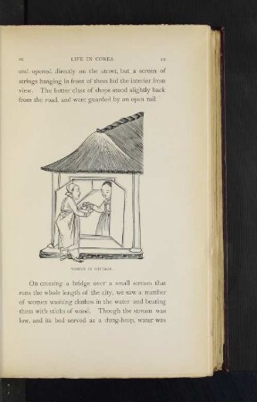 Women in cottage.
