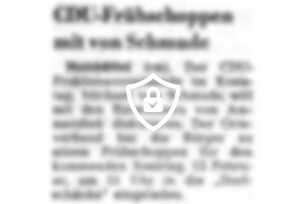 CDU-Frühschoppen mit von Schmude