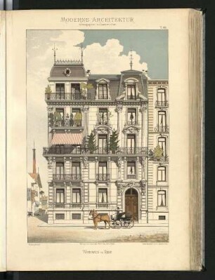 Wohnhaus in Genf. Urasco, Architekt