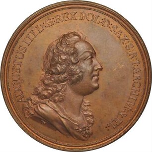 Kurfürst Friedrich August II. - auf die Vermählung des Prinzen Friedrich Christian mit Maria Antonia von Bayern