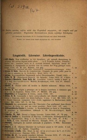 Antiquarischer Catalog, 47