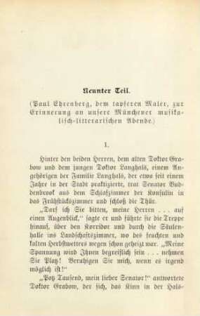 Neunter Teil