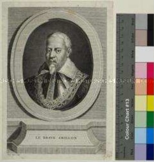 Porträt des französischen Feldherrn Louis des Balbes de Berton de Crillon