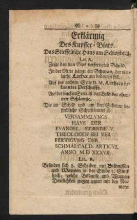 Erklärung des Kupffer-Blats.