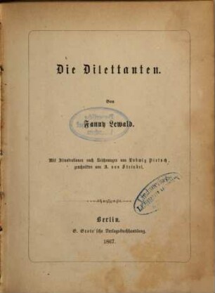 Erzählungen von Fanny Lewald, 2