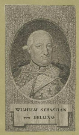 Bildnis des Wilhelm Sebastian von Belling