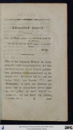 Achtzehntes Kapitel.