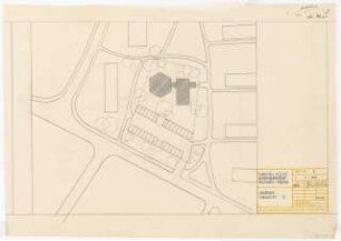 1. Kirche Christi Wissenschafter, Karlsruhe: Lageplan Variante D 1:500