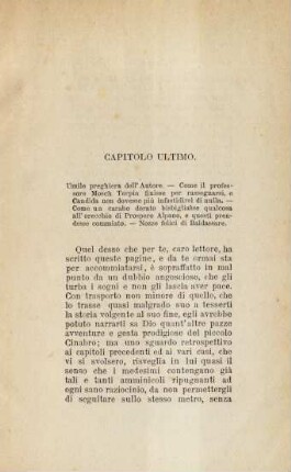 Capitolo ultimo: Umile preghiera dell'autore ...