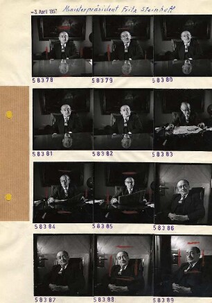 Portraitserie Fritz Steinhoff