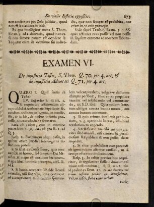 679-683, Examen VI