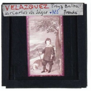 Velázquez, Infant Baltasar Carlos als Jäger