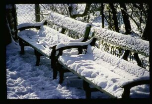 Bänke Lietzensee 4.1.70.