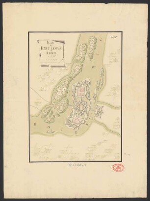 Plan de Fort Louis du Rhin