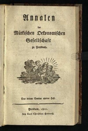 Des dritten Bandes viertes Heft