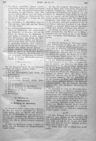 IV. Abschnitt. Wohnungswesen. (§ 146 - § 170)