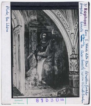 zu Raffael: S. Maria della Pace, Lunettenfresko mit Propheten