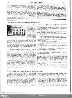 Verkauf - auch zum Erntedankfest