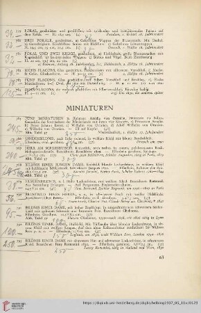 Miniaturen (Nr. 785-799)