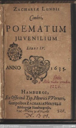 Poematum juvenilium libri IV