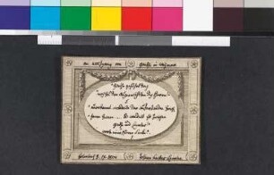 Brief von Lavater, Johann Kaspar an Goethe, Johann Wolfgang von