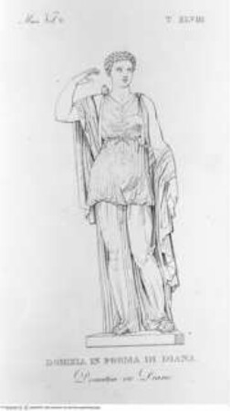 Musée Pie-Clémentin. Vol. II., Tafel XLVIII: Domitia