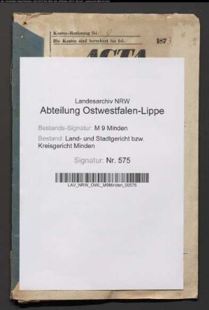 Sonstige: Hilker, Friedrich: